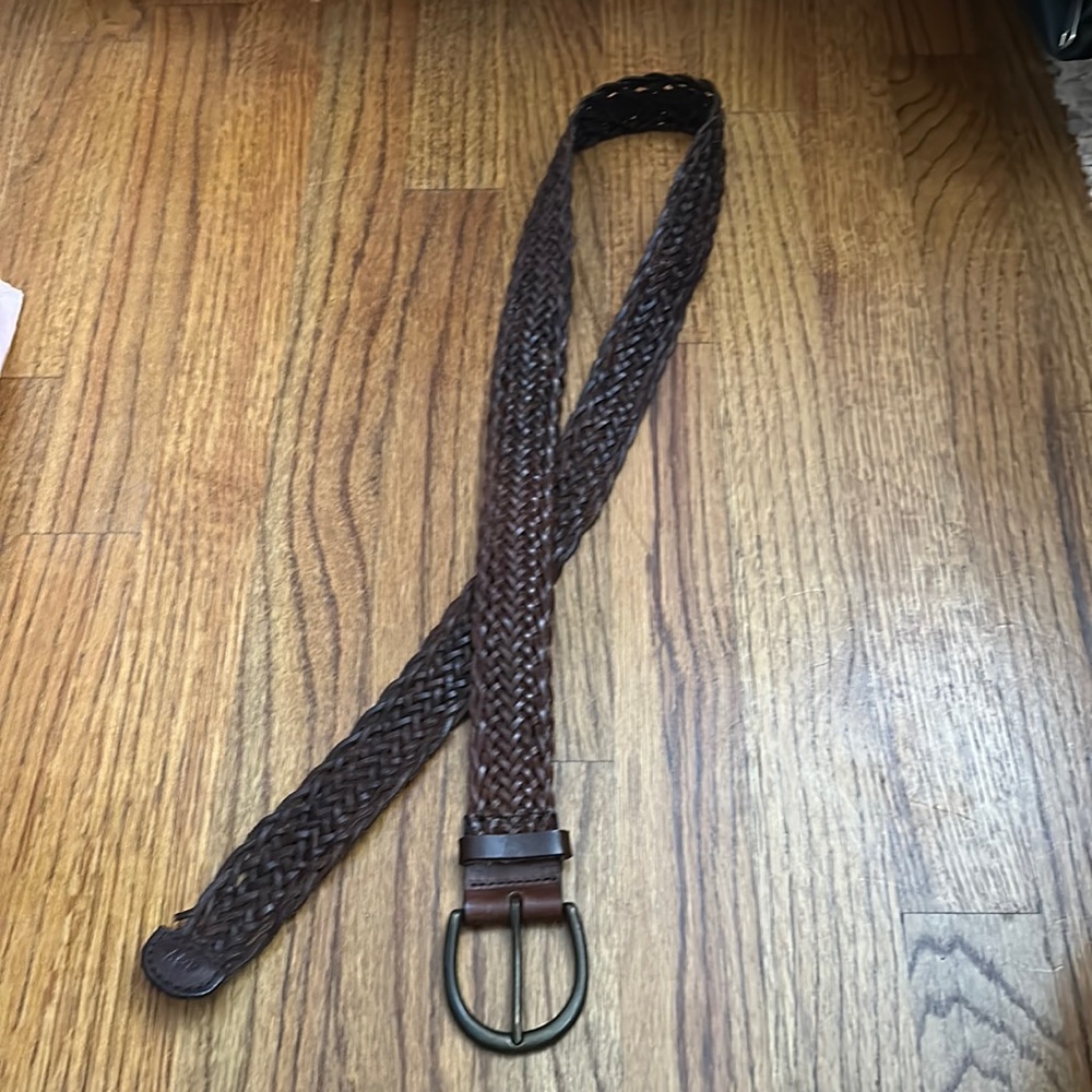 A&F Braided leather belt